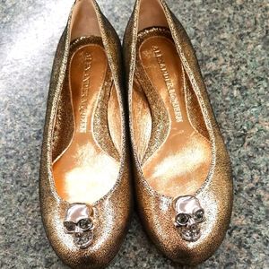 Alexander Mcqueen Skull Ballet Flats